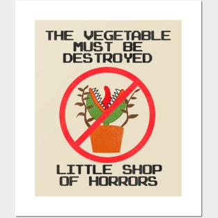 Little Shop of Horrors / Destroy The Vegetable! Posters and Art